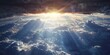 © Alexandr - The sky is filled with clouds and the sun is shining through them