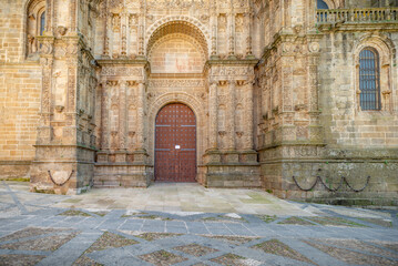 Wall Mural - Vista panorámica del casco antiguo de plasencia extremadura españa. Panorama de plasencia en la provincia de caceres extremadura españa occidental