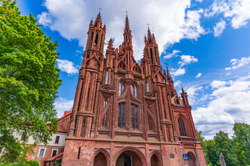 Wall Mural - St. Anne's Church in Vilnius, Lithuania