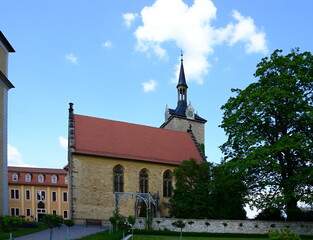 Wall Mural - Historical Castle and Church Ettersburg in the Town Weimar, Thuringia