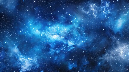 Wall Mural - starry night sky background with stars galaxy and cosmic elements
