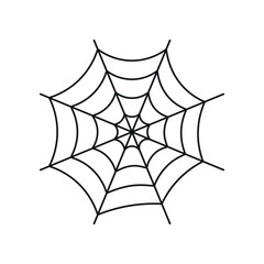 Sticker - Spider Web Illustration