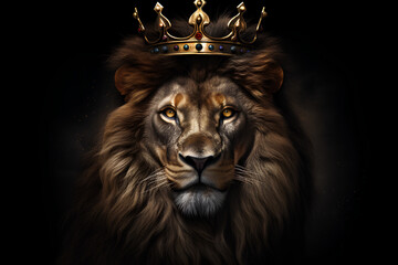 lion in crown