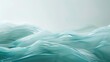© Yusif - A minimalist wave shape in soft aqua, reminiscent of the ocean, undulates with a sense of harmony across a soothing blank background.