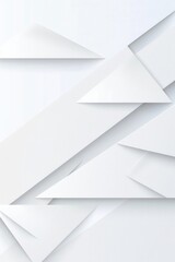 Wall Mural - A white background with a lot of triangles
