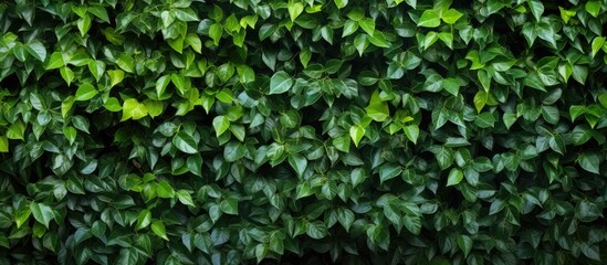 a natural wall made of green leaves acts as a backdrop adding texture to the image s copy space