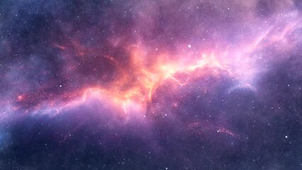 Wall Mural - Colorful space abstract background animation, for presentation. looping time-lapse video background