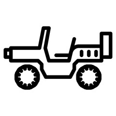 Wall Mural - jeep Icon