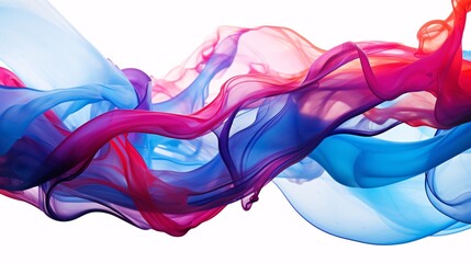 Vibrant Harmony: Dynamic Blue and Pink Abstract Fluid Art
