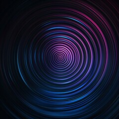 Wall Mural - Mesmerizing Spiral Vortex Background in Vivid Blue and Purple Hues