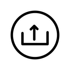 Wall Mural - upload icon ideal for digital and internet themes