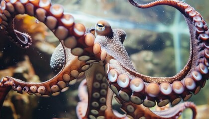 the intriguing world of the common octopus: a close-up look in the aquarium