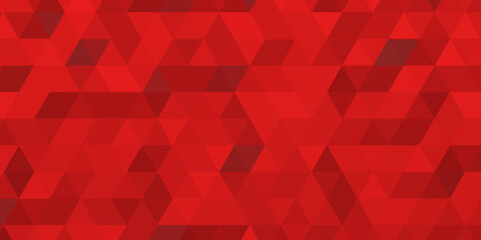 Wall Mural - Red vector digital technology polygon pattern background .Abstract modern geometric low poly pattern .red polygon mosaic technology background design .