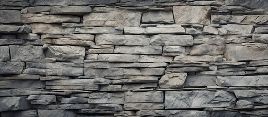 Poster - The image features a background made of stone providing ample space for any desired content or visuals