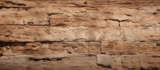 Poster - Worn concrete sandstone wall texture Copy space