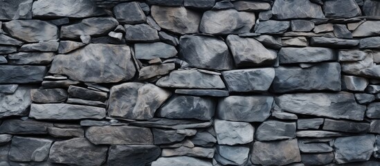Poster - The image features a background made of stone providing ample space for any desired content or visuals