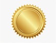 © Amli - Gold seal  illustration, elegant design, isolated on white