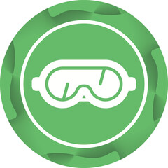 Poster - Safety Goggles Vector Icon