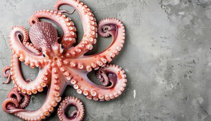 Wall Mural - Delicious Organic Octopus: A Fresh Seafood Delight