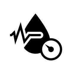 Canvas Print - blood pressure icon
