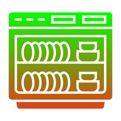 Sticker - Dishwasher Icon