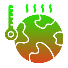 Sticker - Global Warming Icon