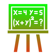 Wall Mural - Algebra Icon