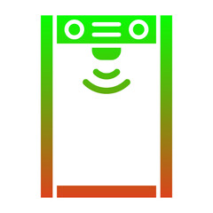 Wall Mural - Body scanner Icon