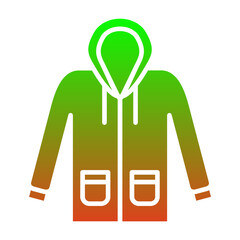 Sticker - Raincoat Icon