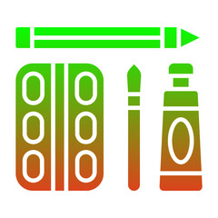 Sticker - Artist tools Icon