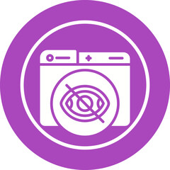 Sticker - Private Vector Icon