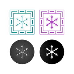 Canvas Print - Cooling Vector Icon