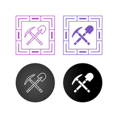 Canvas Print - Tools Vector Icon