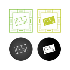 Canvas Print - Credit Card Vector Icon