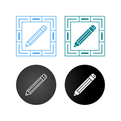 Poster - Pencil Vector Icon