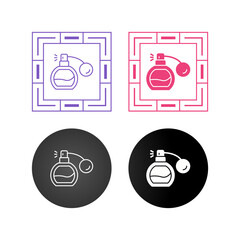 Sticker - Perfume Vector Icon