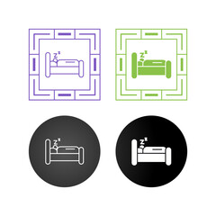 Canvas Print - Sleep Vector Icon