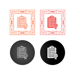 Sticker - Quality Assurance Vector Icon