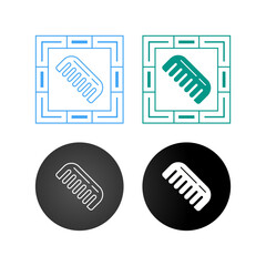 Sticker - Comb Vector Icon