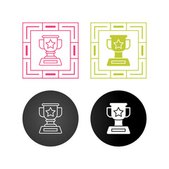 Sticker - Trophy Vector Icon