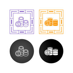 Poster - Coins Vector Icon