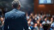 © volga - Corporate businessman presenting at a conference