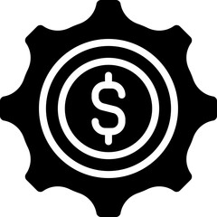 Canvas Print - money management icon