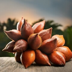 Wall Mural - salak fruit salacca zalacca tropical fruit