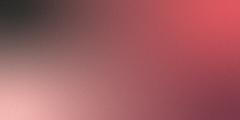 Poster - Pink purple grain texture with magenta glowing light texture. Retro grainy Burnt gradient background. Blurred yellow purple red black dark noise texture with rough and light grain.
