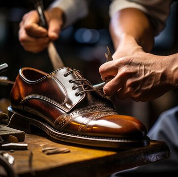 Sculpting Elegance: The Shoemaker's Artistry in Shoe Restoration