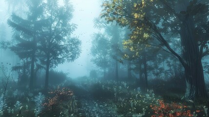 Misty Forest