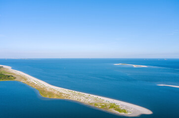 Sticker - The beach at Dauphin Island, Alabama in June