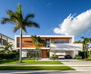 Photo of a modern house in Miami