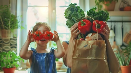 Poster - The playful grocery moment